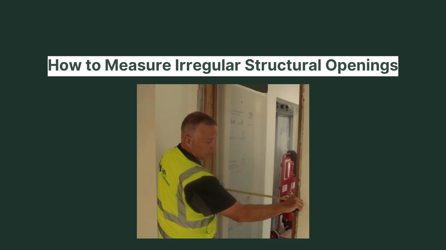 How to Measure Irregular Structural Openings - Modulo Doorsets